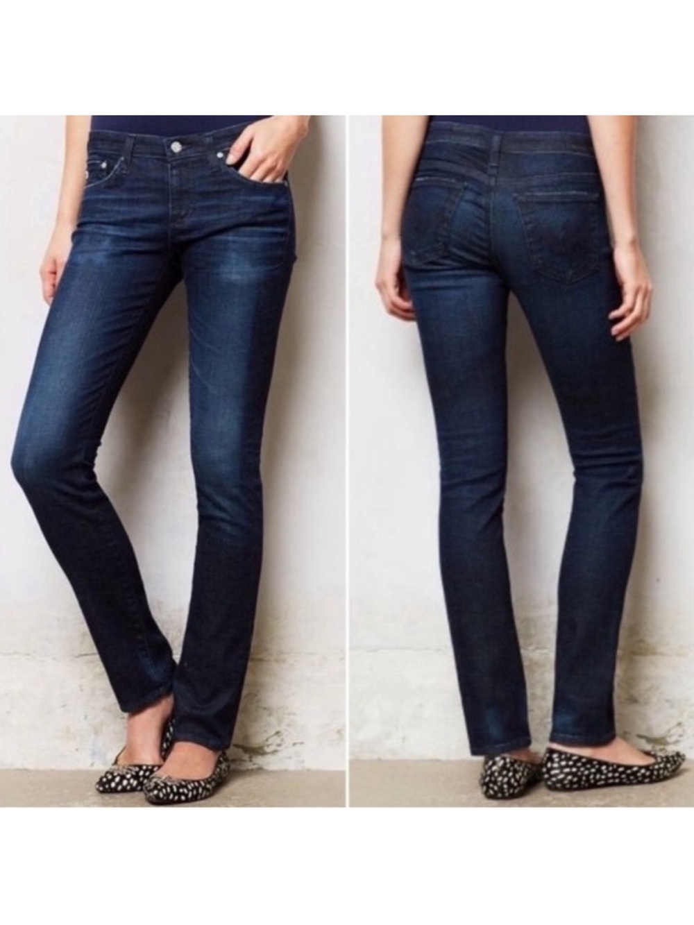 AG Adriano Goldschmied The Stevie Slim‎ Straight Jeans